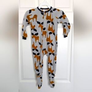🎈Gerber Fleece Mouse One Piece Pyjamas/Sleepers/Feeties - Size 2T